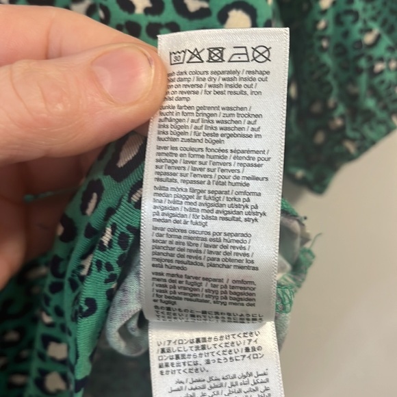 JOULES Green Cecily Shirred Shoulder Blouse - Picture 10 of 10